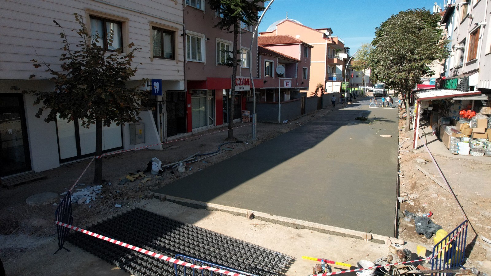 Başiskele Cumhuriyet Caddesi'nde Üstyapı Atağı (3)