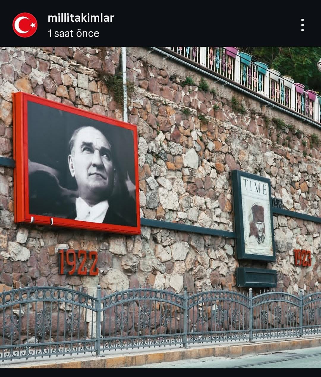 Başkan Kazan’ın Yaptırdığı Atatürk Posteri Milli Takım Sayfasında! (1)