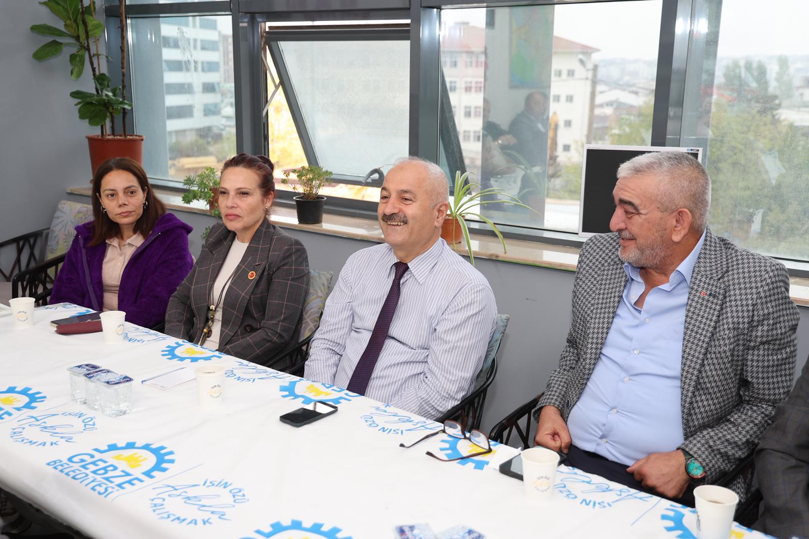 Büyükgöz, Muhtarlarla Buluştu