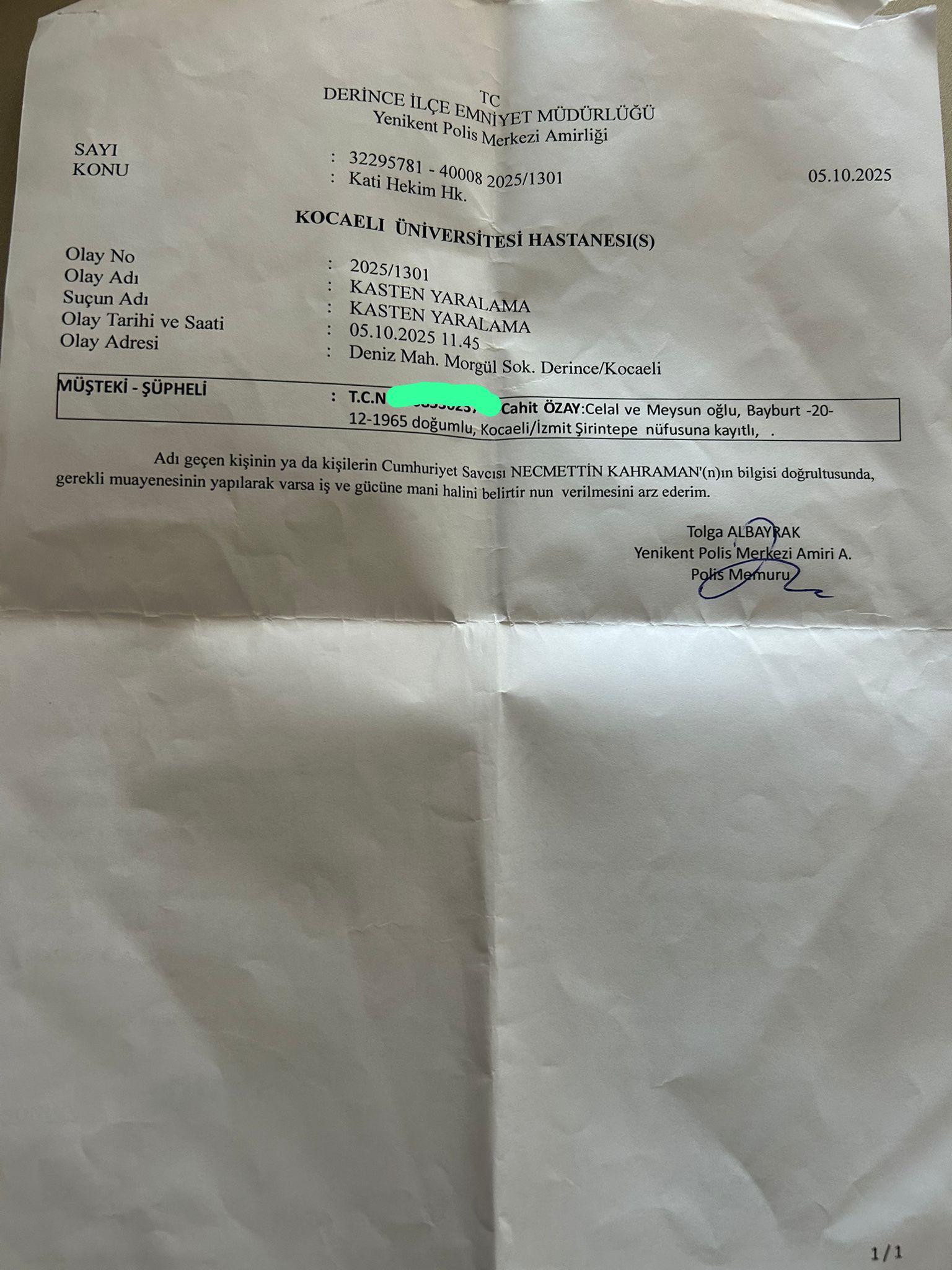Cahit Özay Saldırıya Uğradı 2