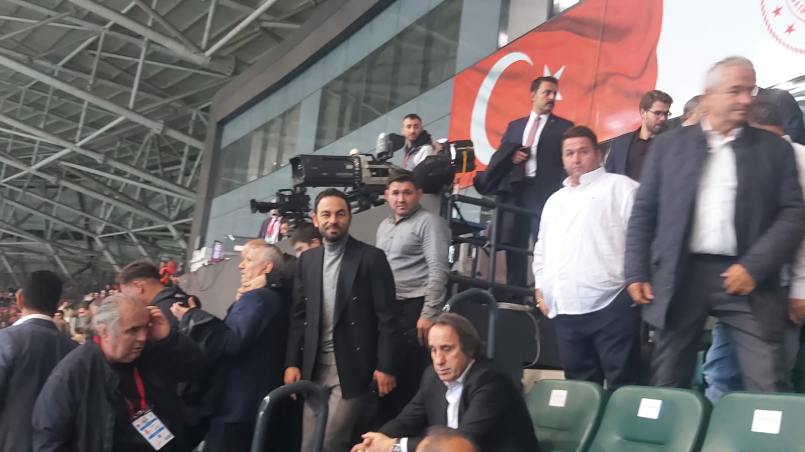 Durul Ve İnan, Türkiye Gürcistan Maçı Öncesi Stada Geldi (3)