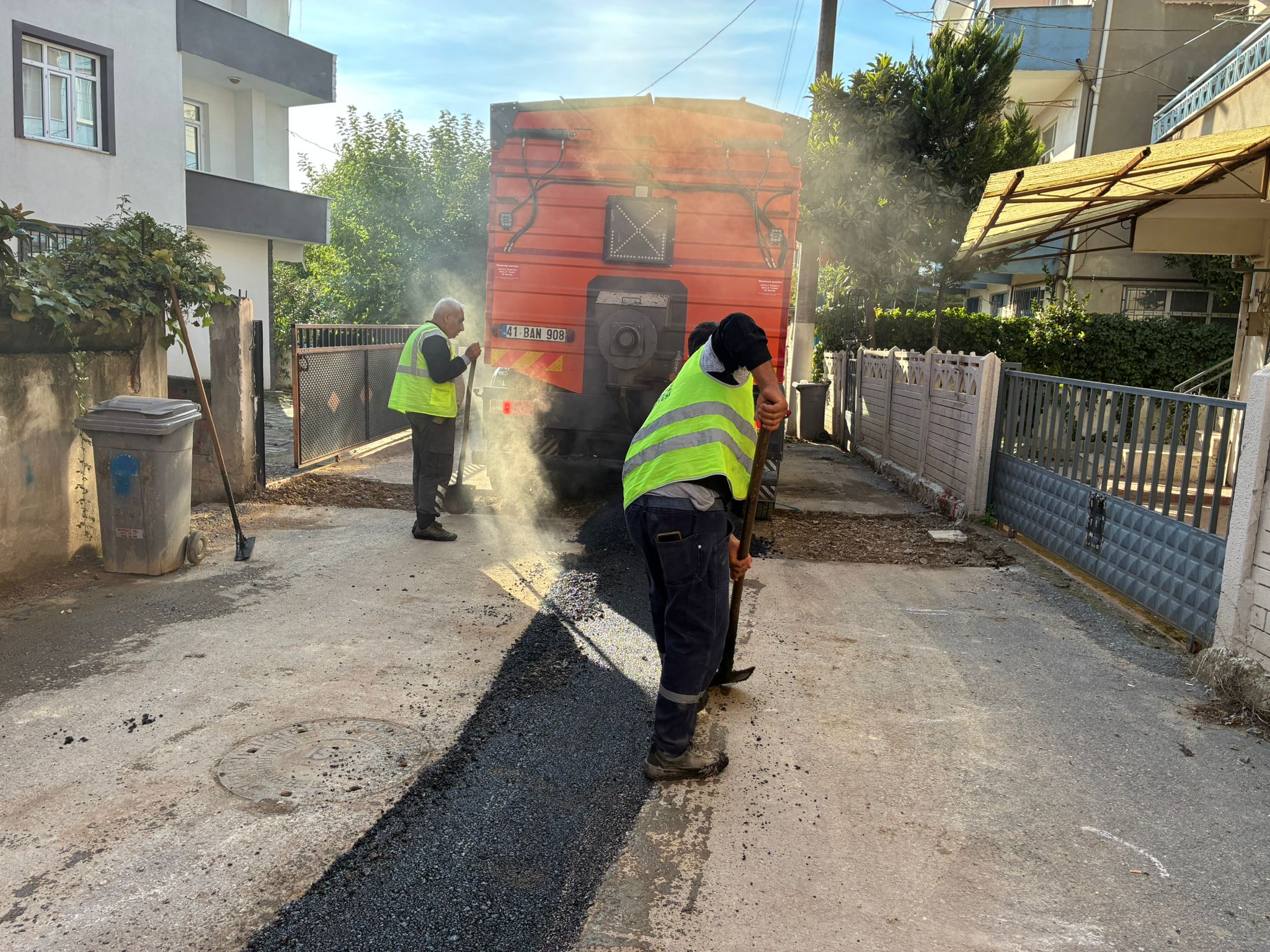 Gebze’de Asfalt Yenileme Çalışmaları Devam Ediyor 2
