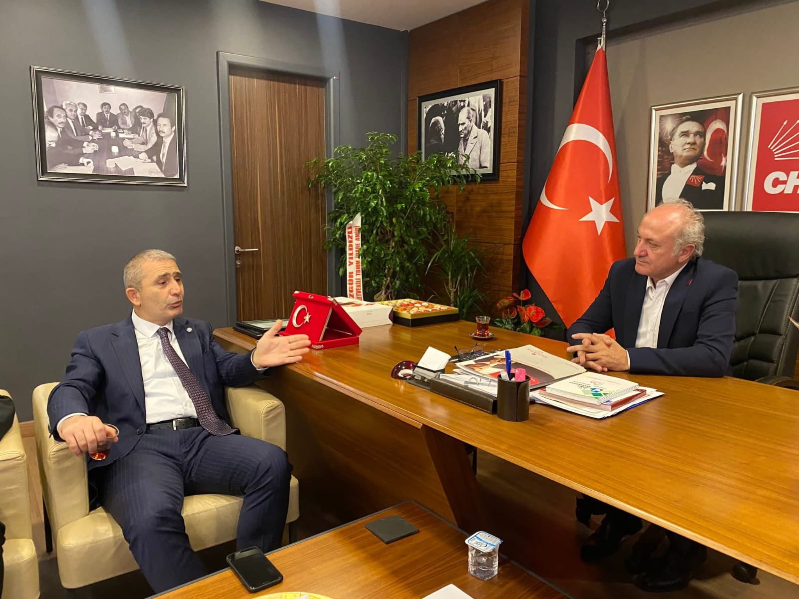 İyi̇ Parti’den Chp’ye Ziyaret! “Dayanışma Ve Demokrasi Vurgusu” (5)