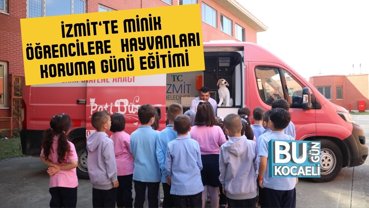 İzmit’te Minik Öğrencilere Hayvanları Koruma Günü Eğitimi (5)