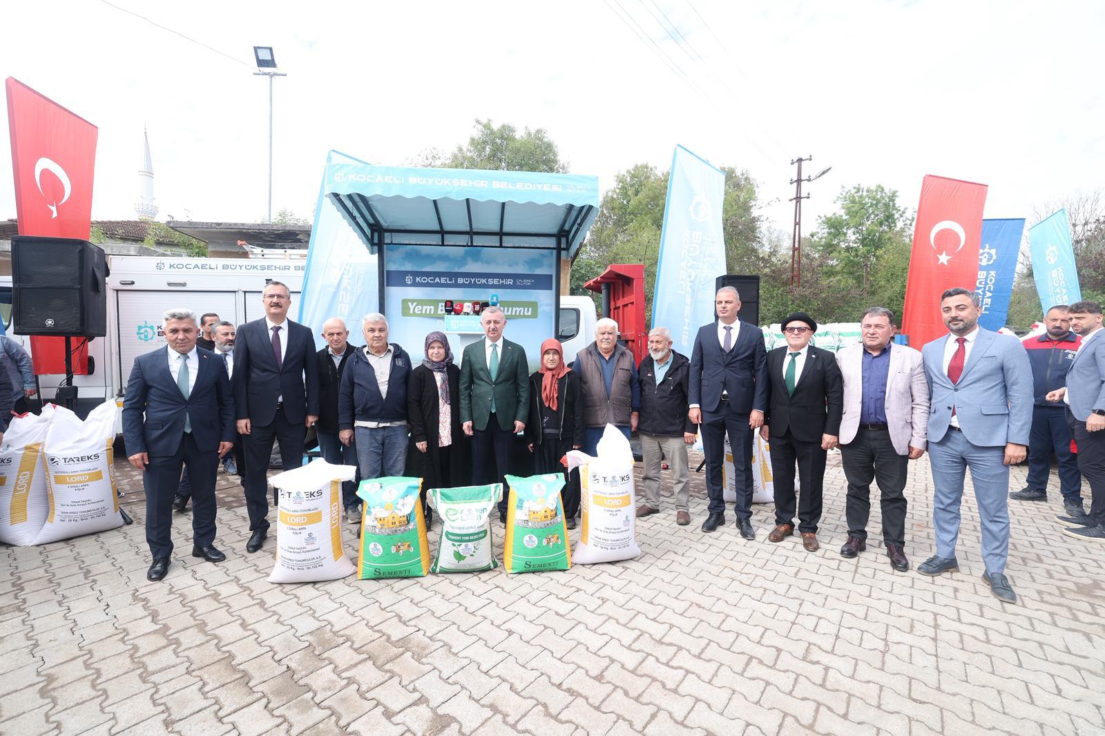 Kocaeli Büyükşehir’den Çiftçiye 1.420 Tonluk Yem Bitkisi Tohumu Desteği 3
