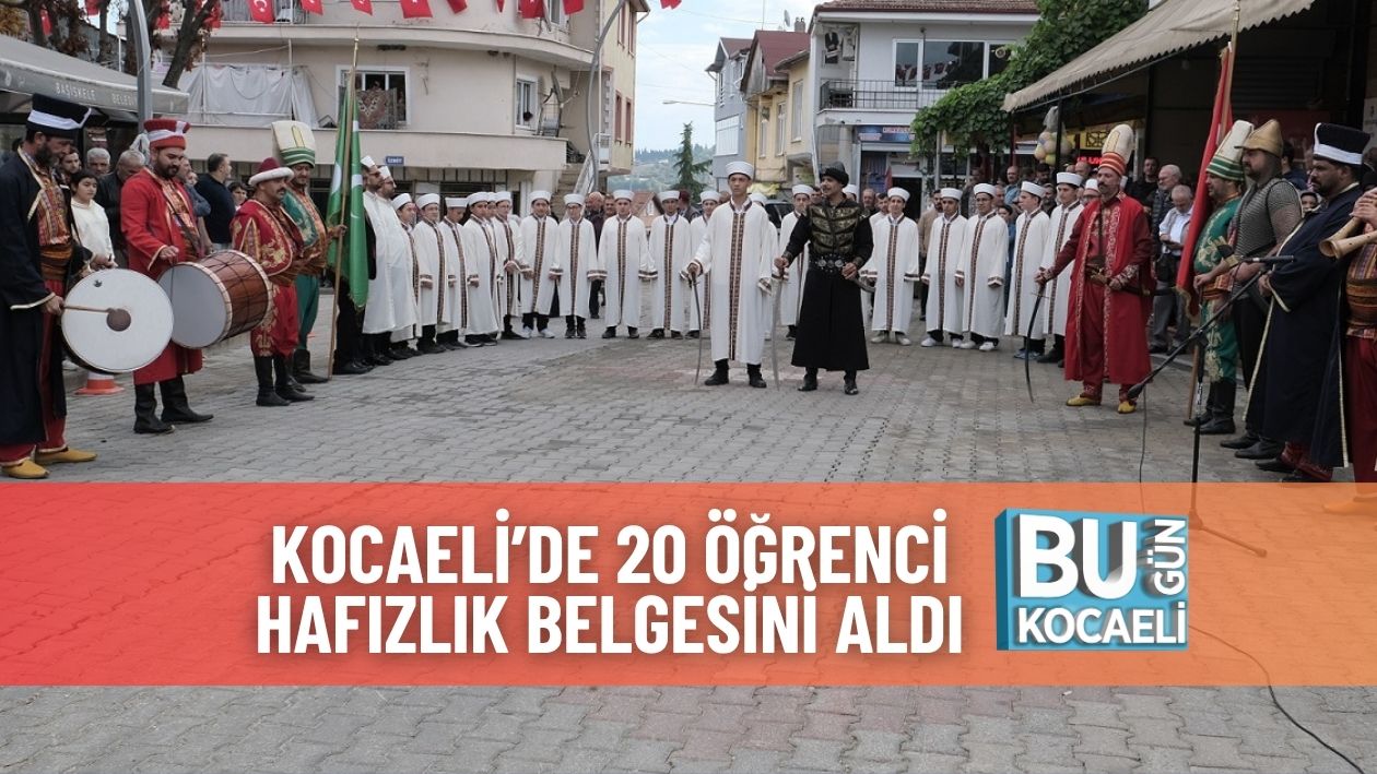 Kocaeli’de 20 Öğrenci Hafızlık Belgesini Aldı