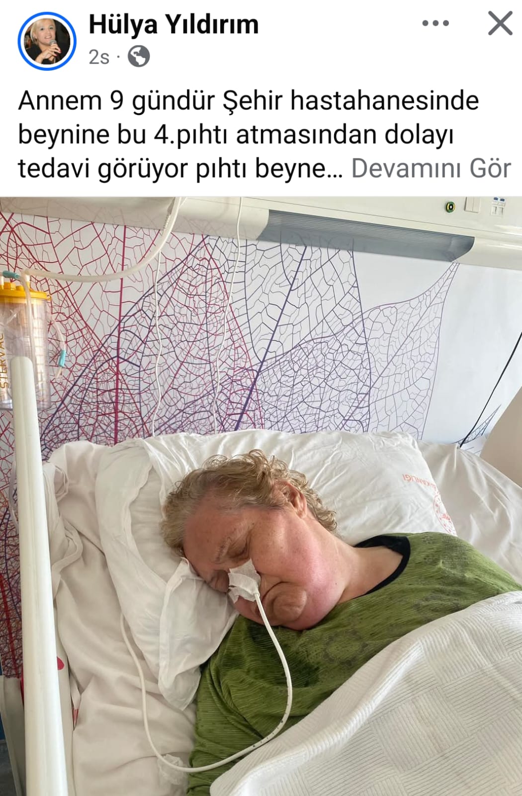 Kocaeli’de Siyasetçinin Annesi Hastanede 2