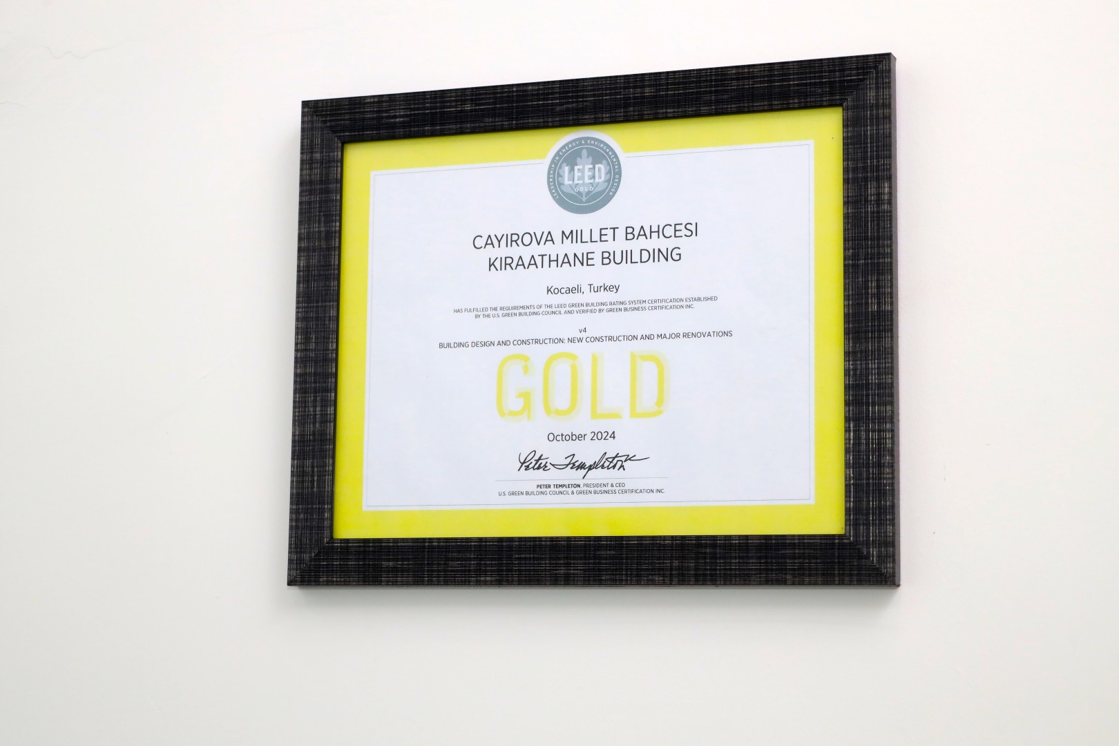 Kocaeli'nin Kütüphanelerine Leed Gold Sertifikası! 5