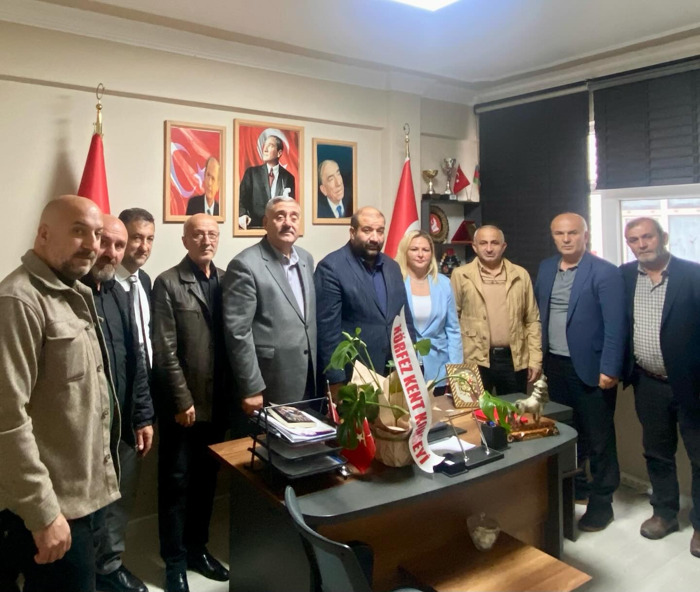 Körfez Kent Konseyi Başkanı Ahmet Önal, Mhp Ve İyi̇ Parti İlçe Teşkilatlarını Ziyaret Etti 2