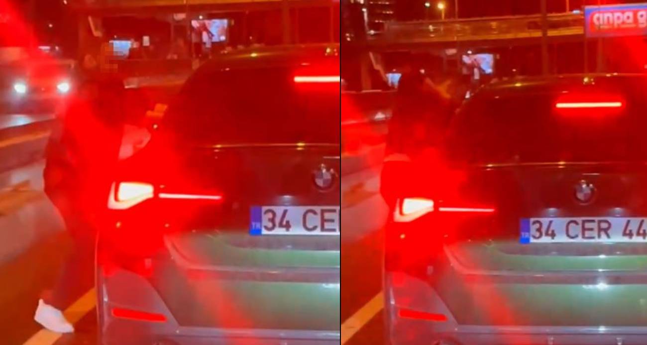 Trafik Magandası Dehşeti! Kadın Sürücüye, Çocuğunun Yanında Saldırdı (1)-1