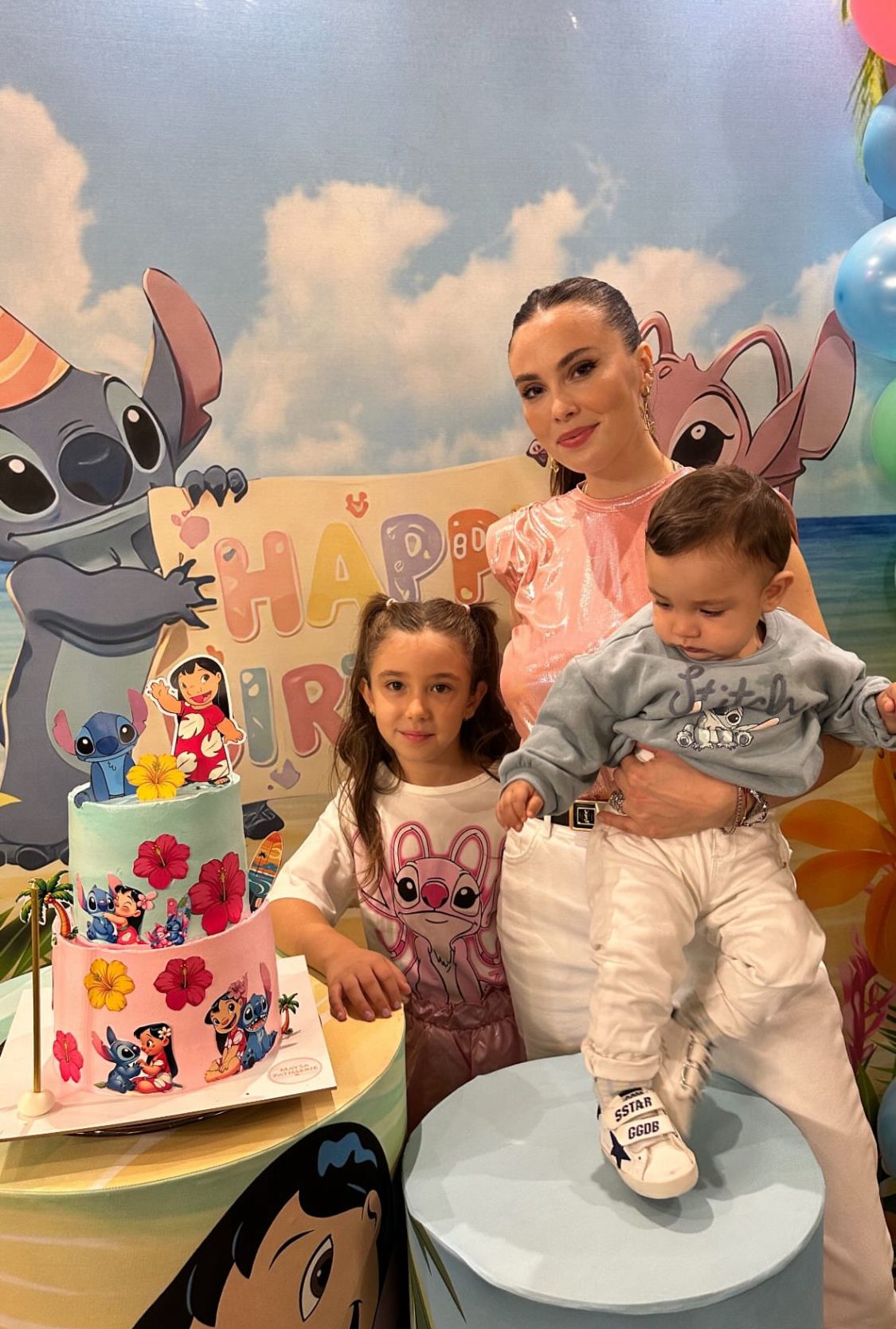 Volkan Kavşut’un Kızı Asya’ya “Stich” Temalı Doğum Günü Kutlaması (2)
