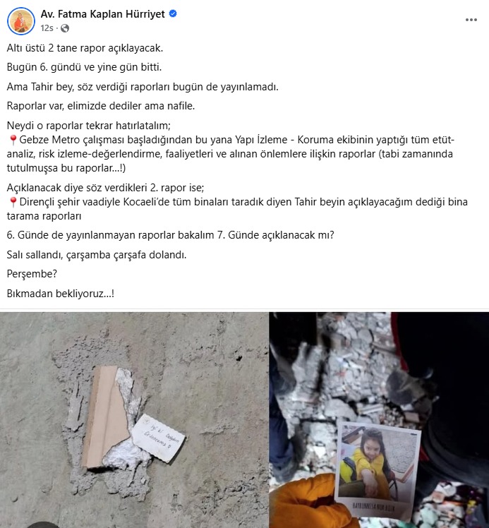 Alti Üstü Iki Rapor Günlerdir Açiklanmiyor