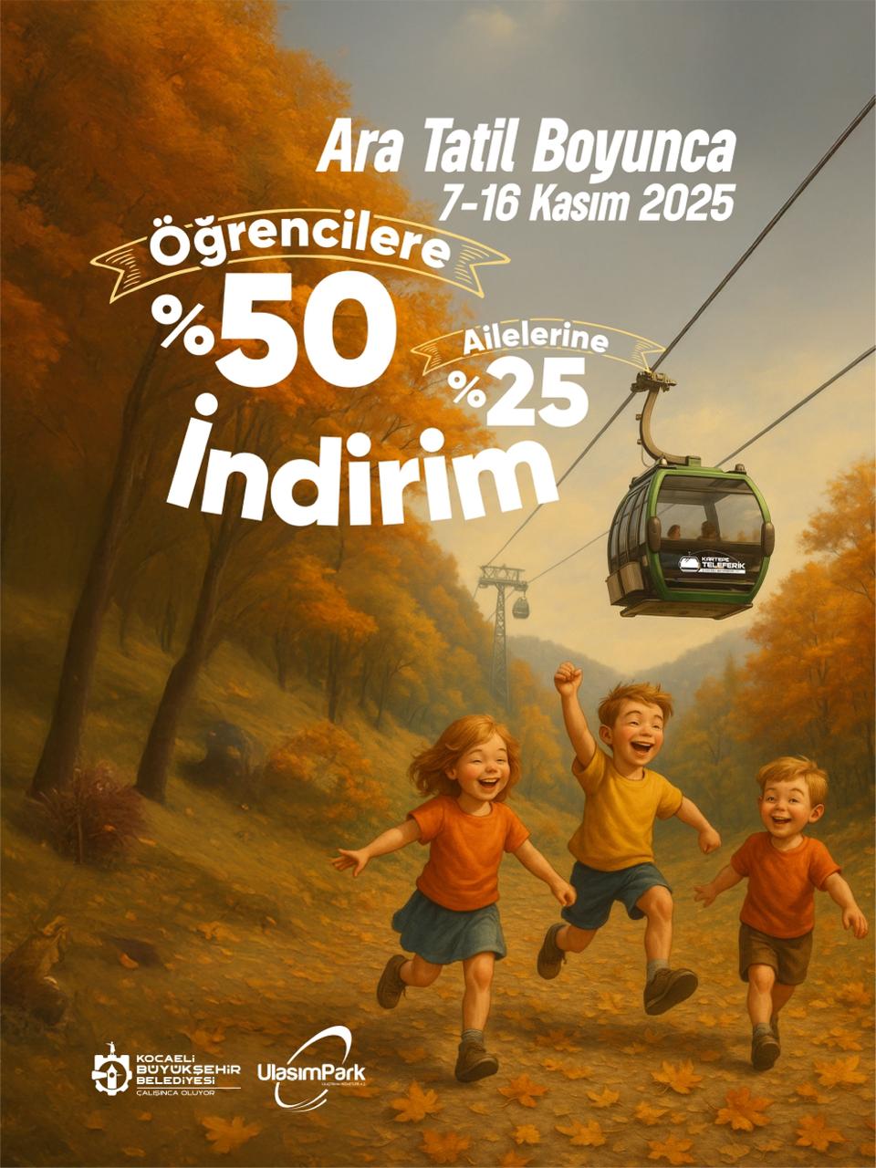 Ara Tatil Keyfi Kartepe Teleferik'te Katlanıyor