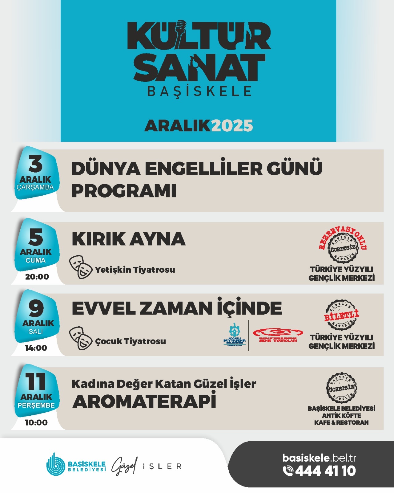 Başiskele Belediyesi Aralık’ı Kültür Ve Sanatla Karşılıyor! (2)