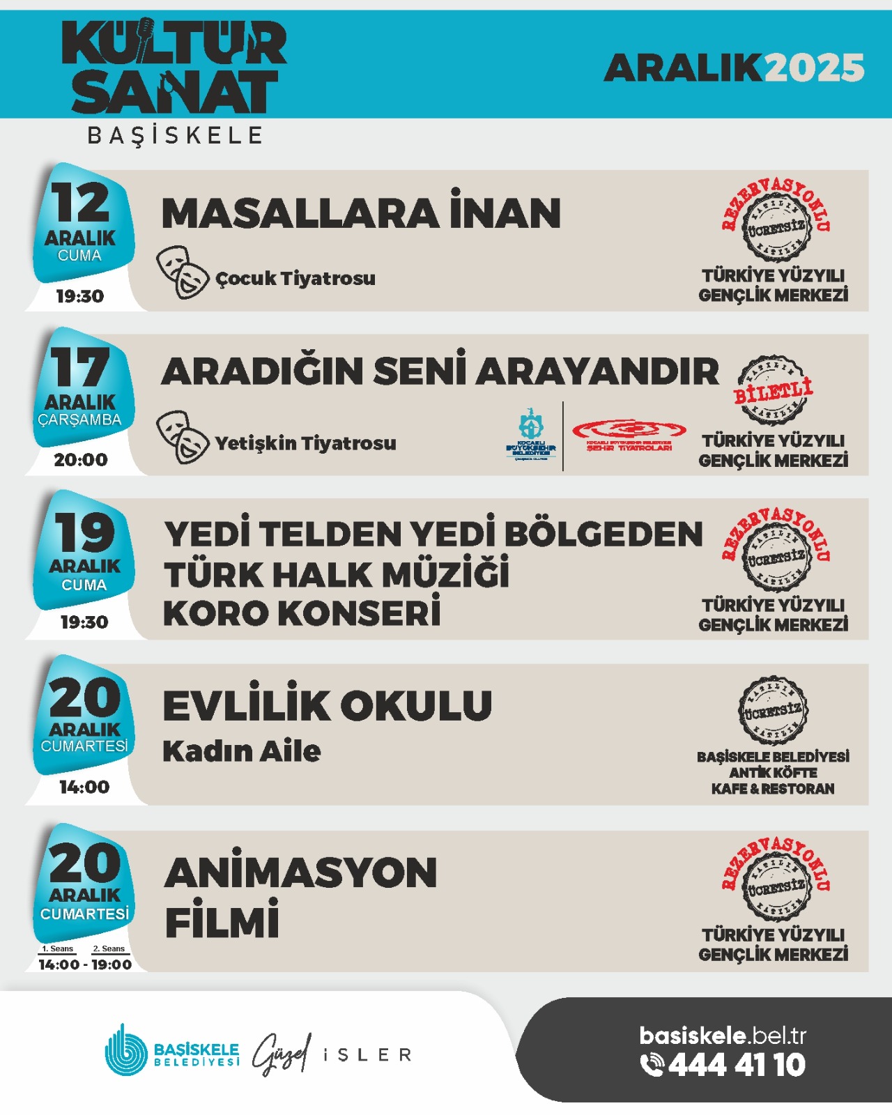 Başiskele Belediyesi Aralık’ı Kültür Ve Sanatla Karşılıyor! (3)