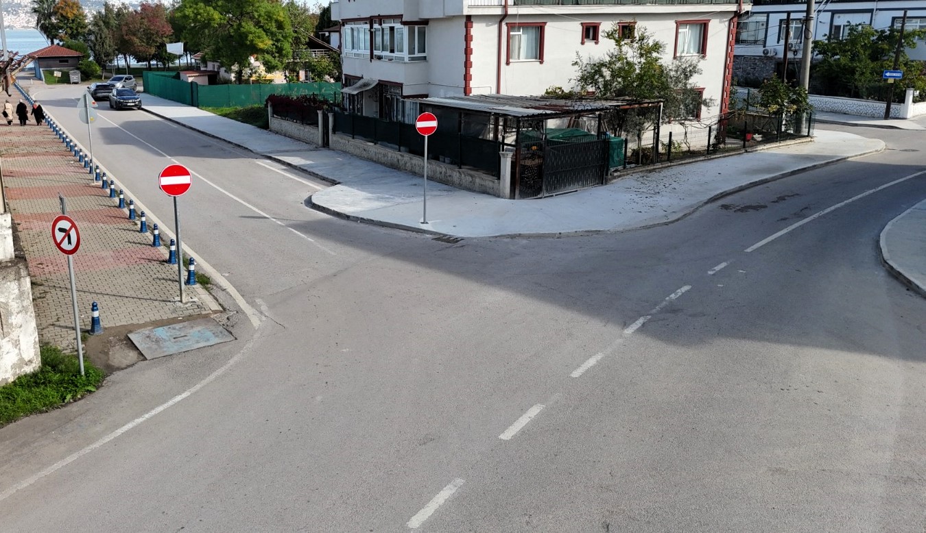 Başiskele Sahilinde Trafik Akışı Yeniden Düzenlendi (5)