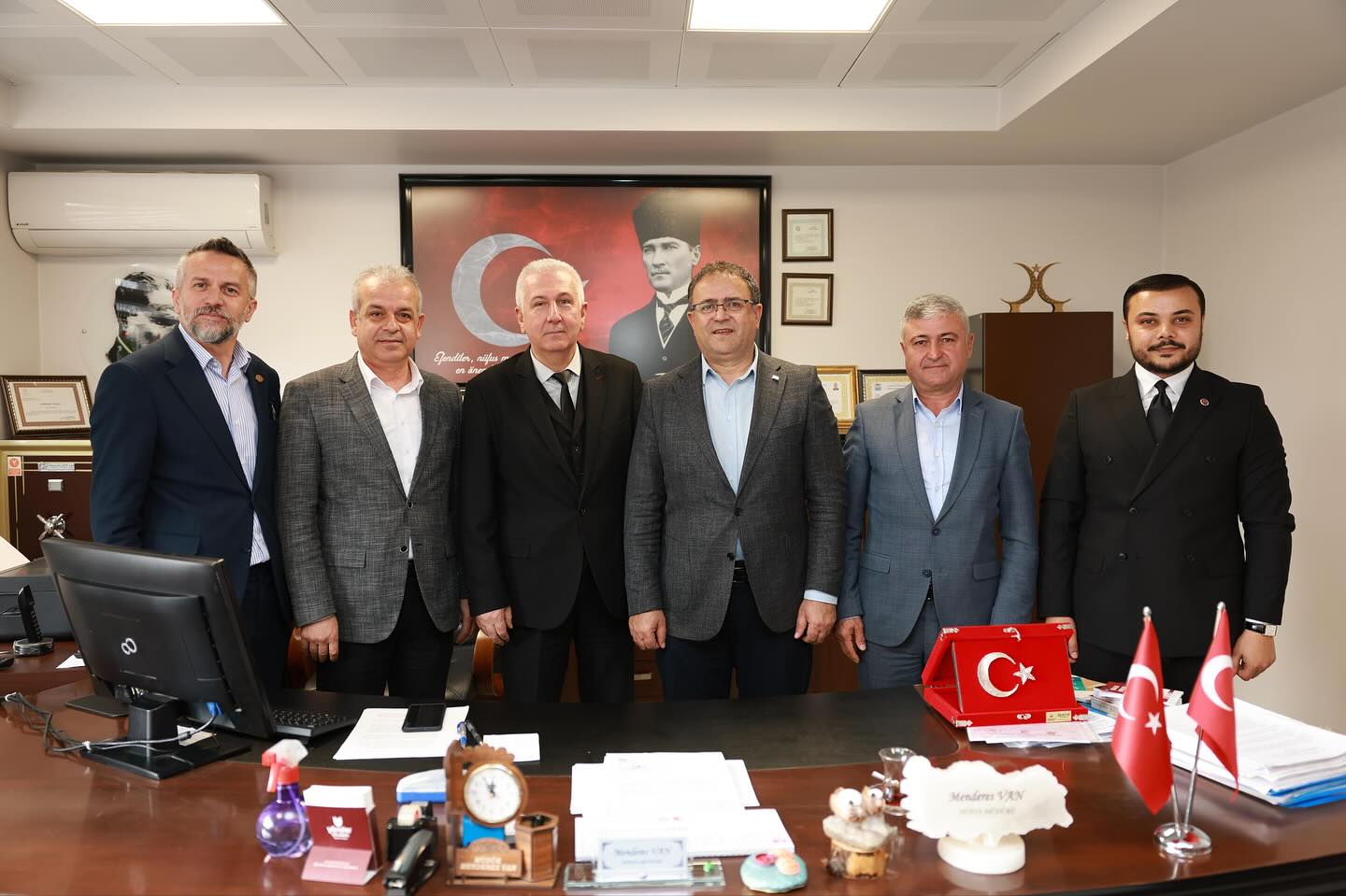 Başkan Gökçe’den İlçedeki Kurumlara Hayırlı Olsun Ziyaretleri (7)