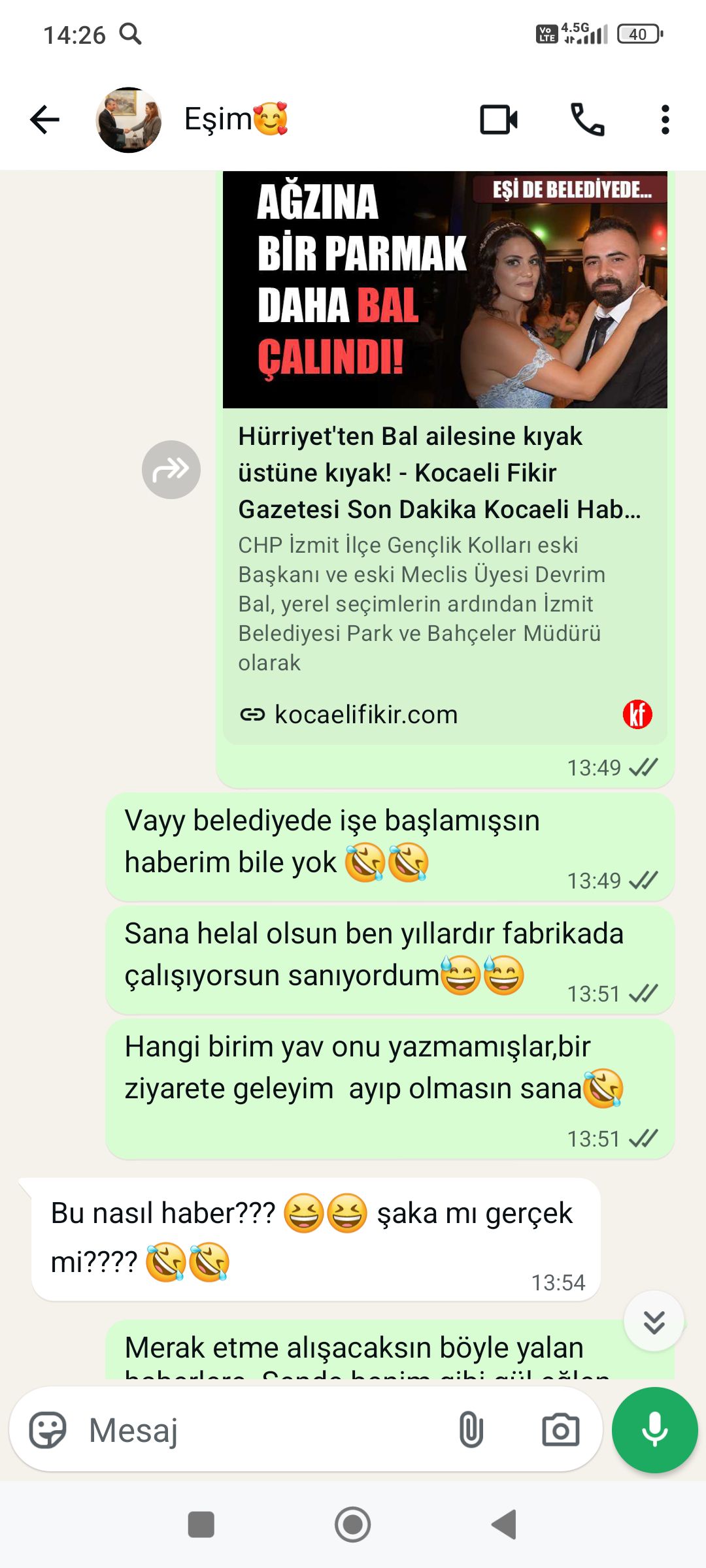 Devrim Bal'dan Esi Belediyede Ise Basladi Yalanina Tepki-1