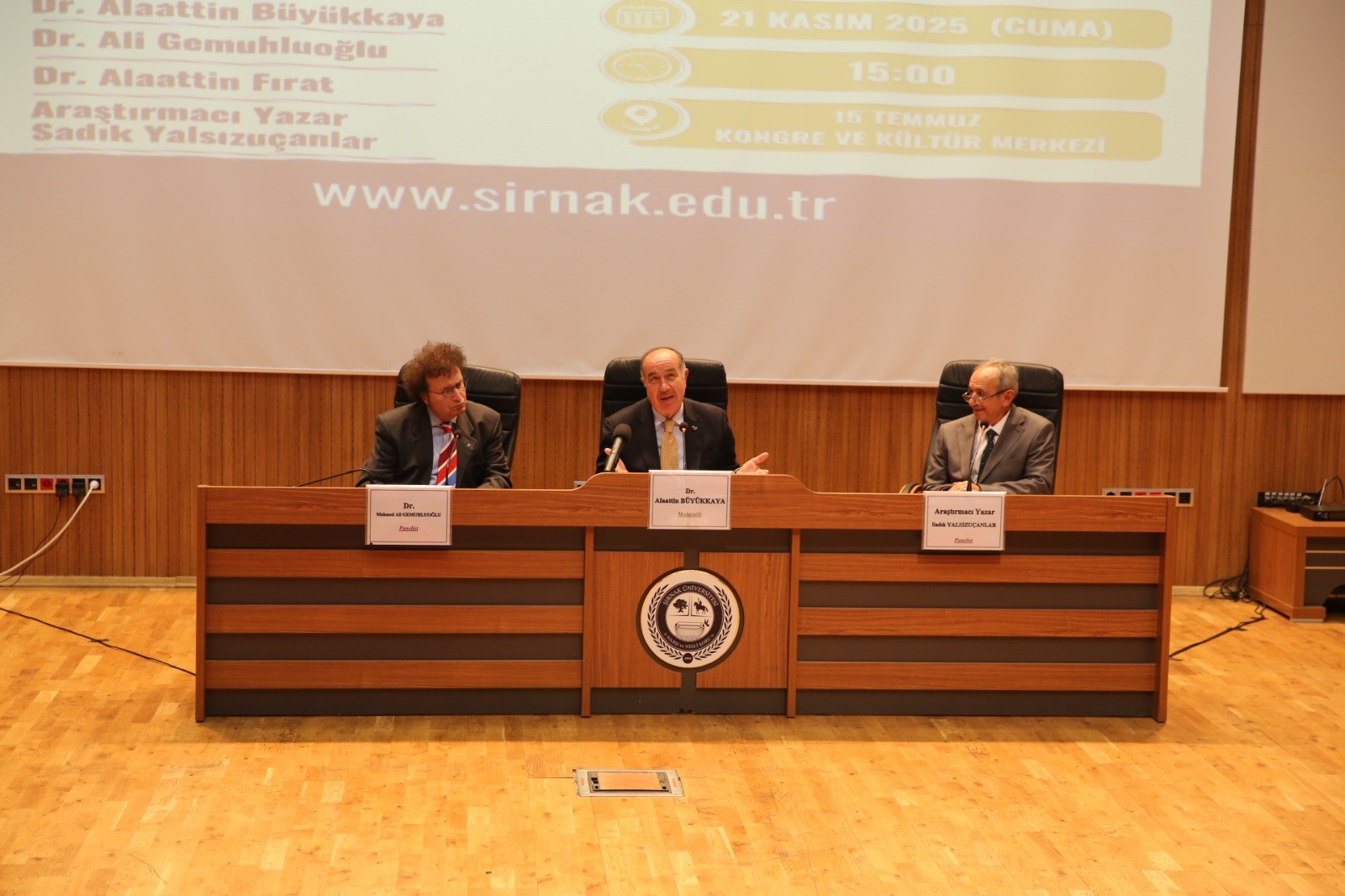 Fethi Gemuhluoğlu Paneli Şırnak Üniversitesi’nde Düzenlendi 2