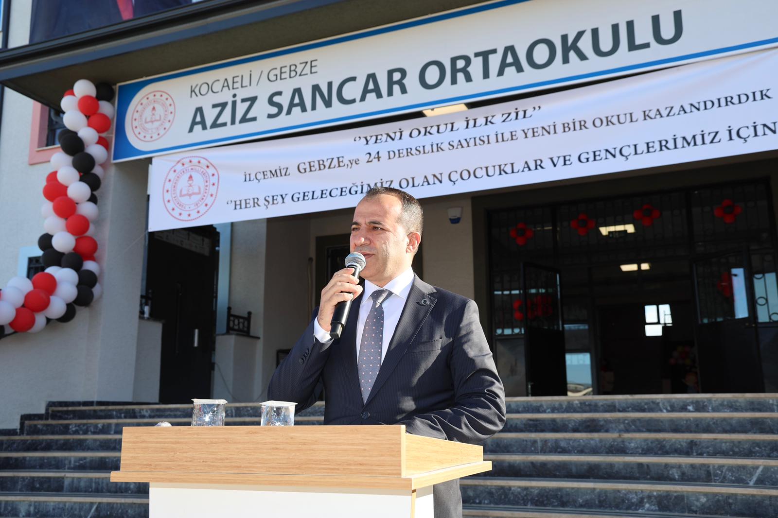 Gebze’de Eğitime Değer Katacak Aziz Sancar Ortaokulu Açıldı 1