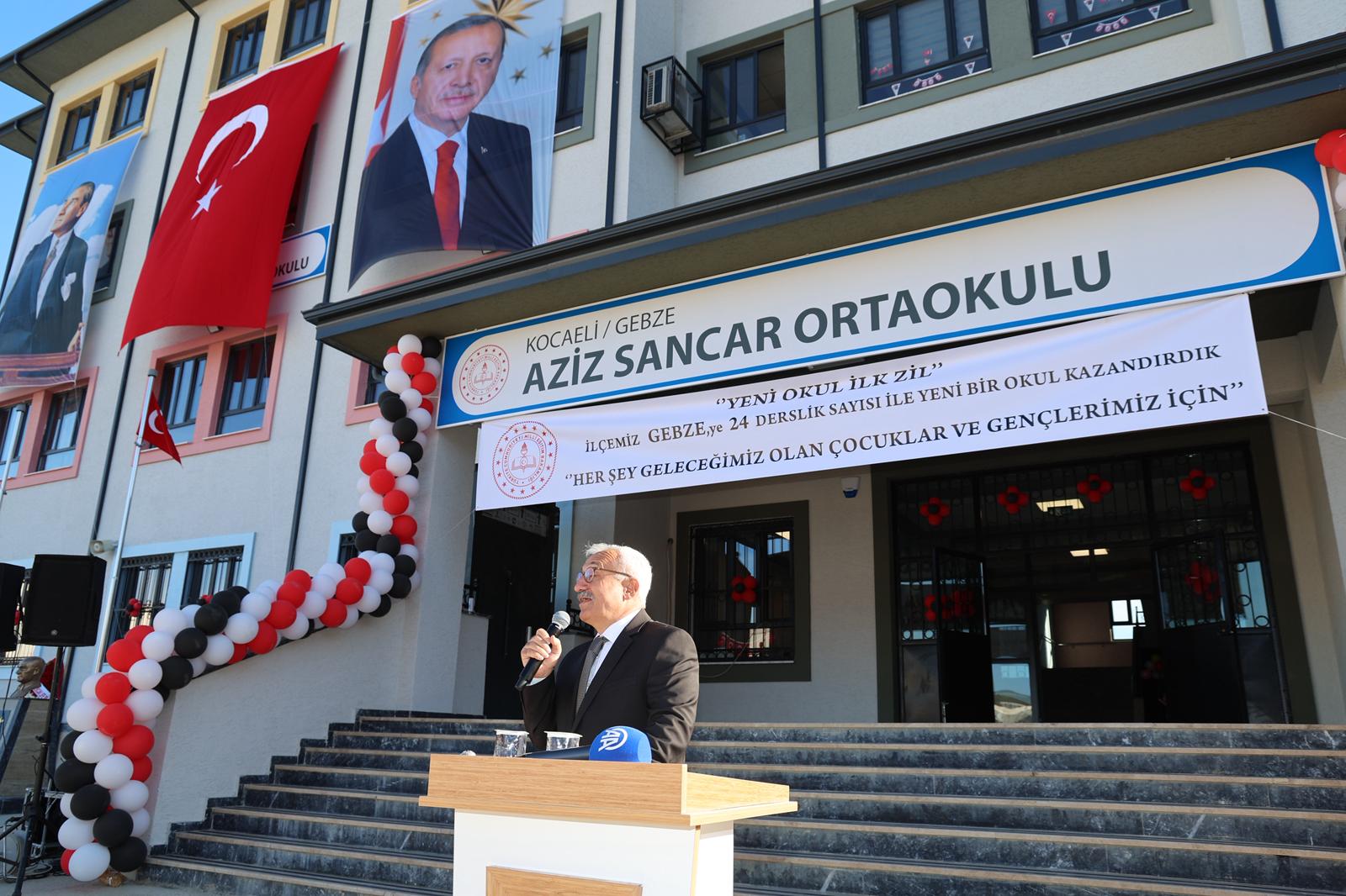 Gebze’de Eğitime Değer Katacak Aziz Sancar Ortaokulu Açıldı 8