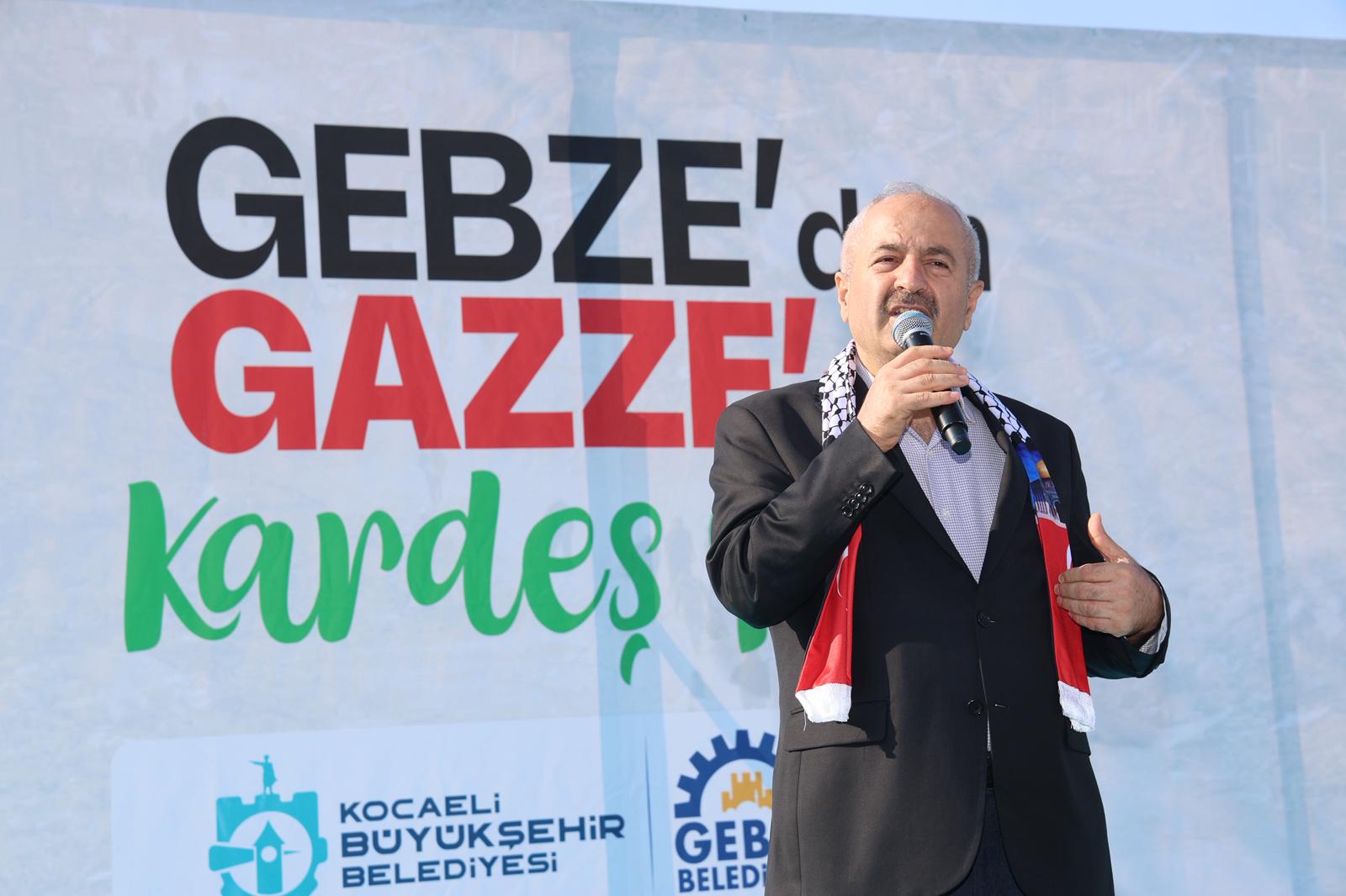 Gebze’den Gazze’ye 10 Tır Yardım Dualarla Uğurlandı (1)