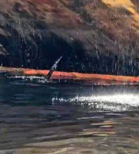 Kandıra Açıklarında Vurulan Kairos Tankerinden Fuel Oil Sızıntısı! (3)