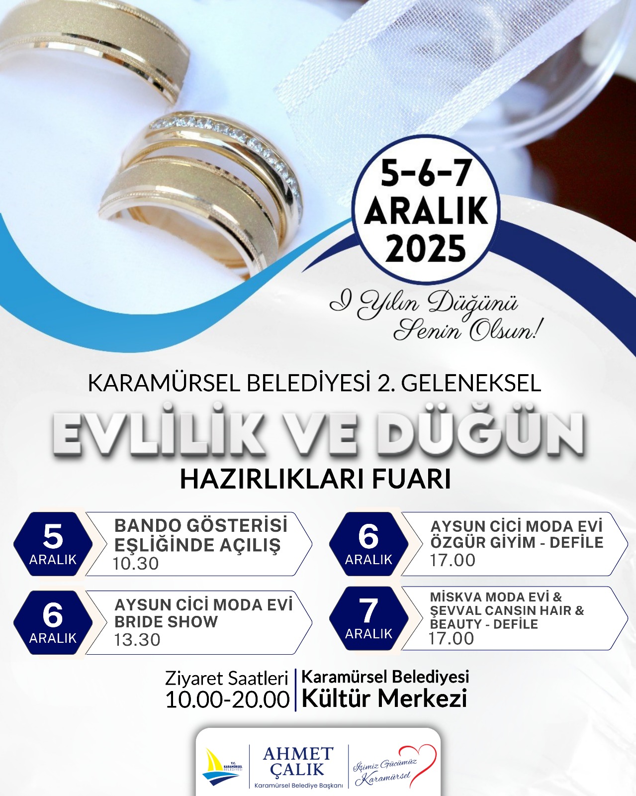 Karamürsel’de Evlilik Ve Düğün Hazırlıkları Fuarı İkinci Kez Kapılarını Açıyor