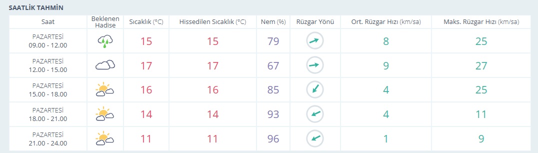 Kocaeli Hava Durumu-3