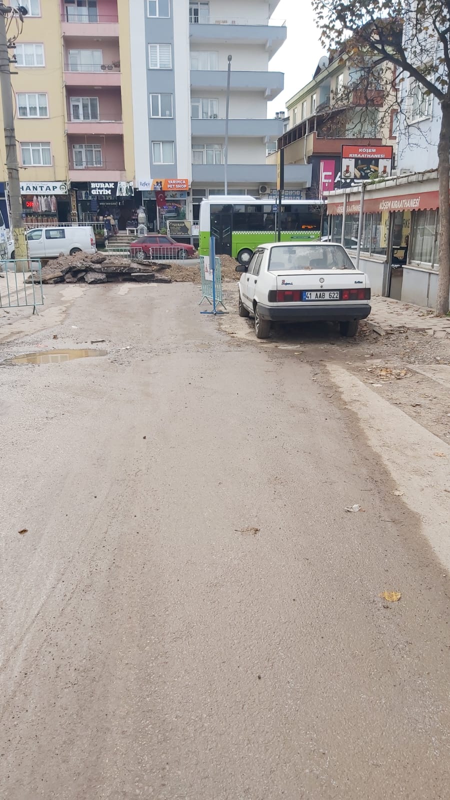 Kocaeli'de Alt Yapı Çalışması İtfaiyeye Zor Anlar Yaşattı! 1