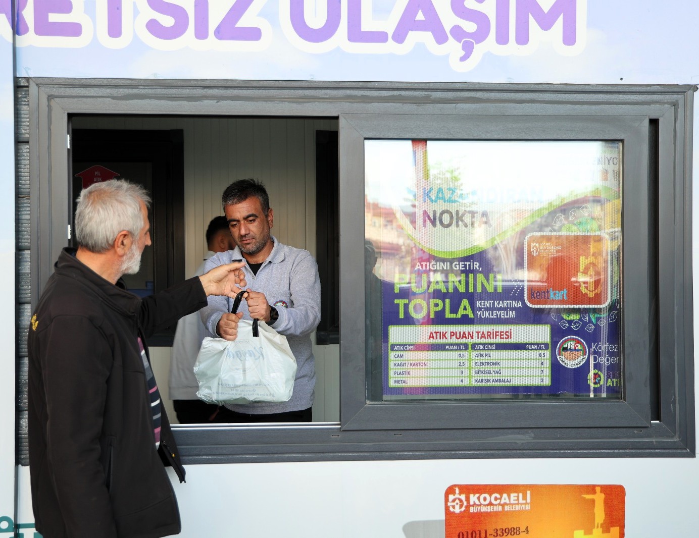 Kocaeli’de “Sıfır Atık Noktaları” Yaygınlaşıyor Atıklar Kentkart’a Bakiye Olarak Dönüyor (1)