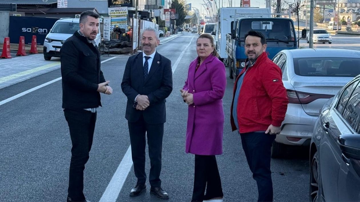 Şehit Ali İhsan Çakmak Caddesi Işıl Işıl! Hürriyet Çalışmayı Yerinde İnceledi (2)