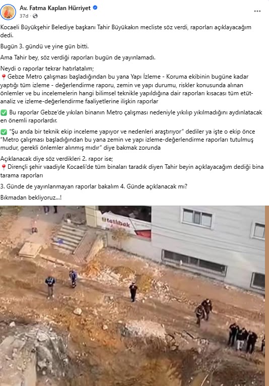 Tahir Bey Söz Verdigi Raporlari Üçüncü Günde De Açiklamadi (1)