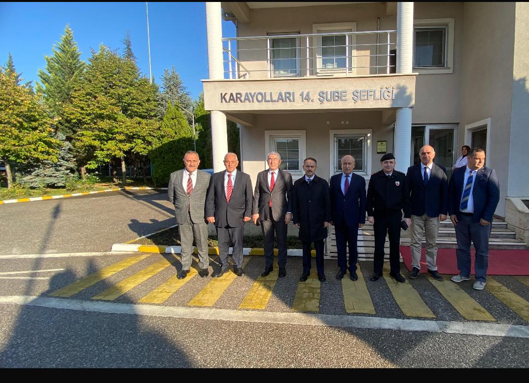 Vali İlhami Aktaş, Karayolları 14. Şube Şefliğini Ziyaret Etti
