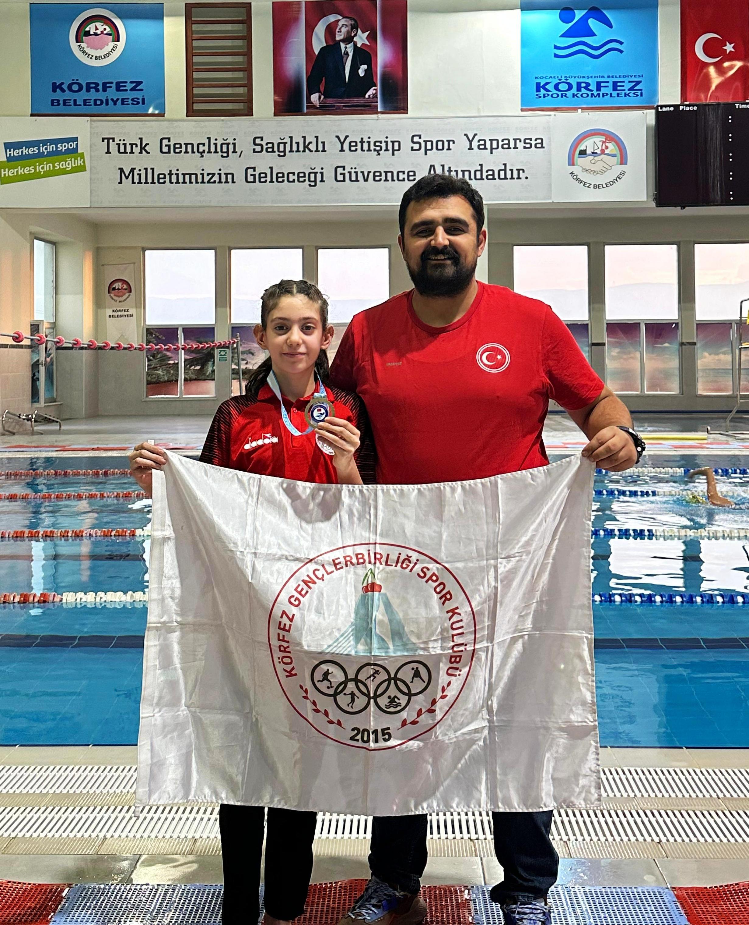 2 Körfezli Yüzücü Dersu Trabzon’dan Madalyayla Döndü