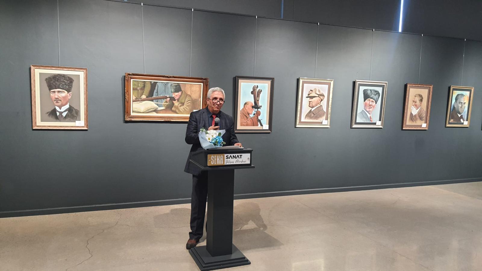 Atatürk Sempozyumu'nda Sezar Yıldırımer’den Etkileyici Portreler 3
