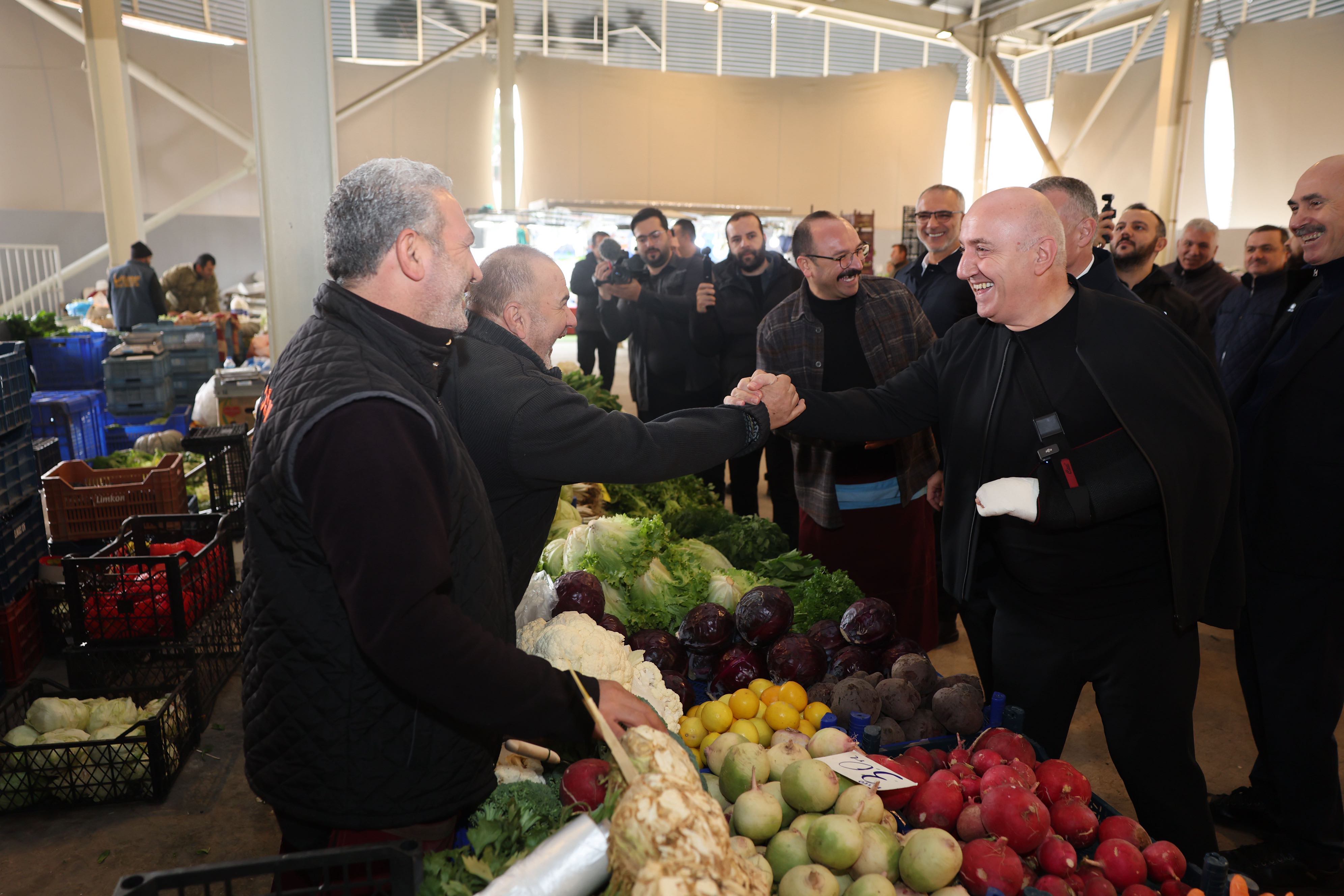 Başkanlar Pazarcı Esnafının Sofrasına Konuk Oldu (2)