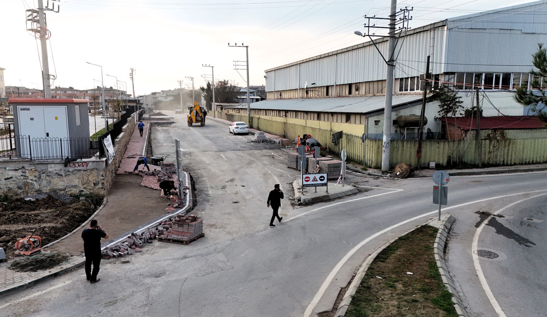 Büyükşehir Çalışıyor, Darıca Özbay Sokak Yenileniyor (1)