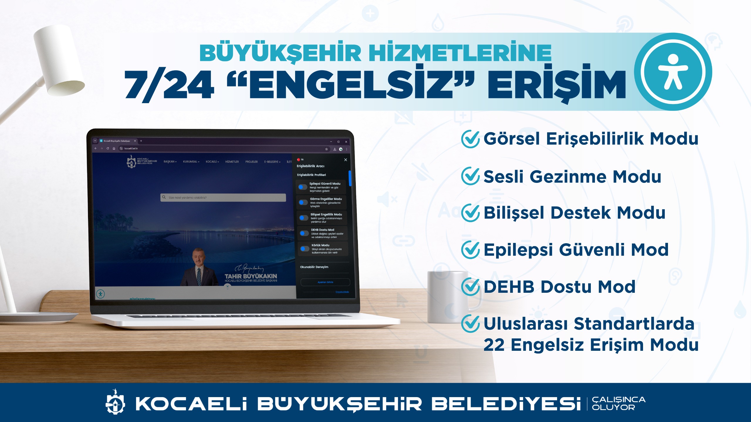 Büyükşehir'de Online Hizmetler Artık Engelsiz (3)