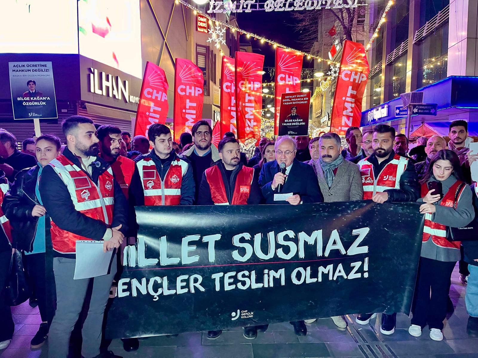 Chp’li Arcan “Asgari Ücret Protestosu Yapan Gençler Yalnız Değil” (2)