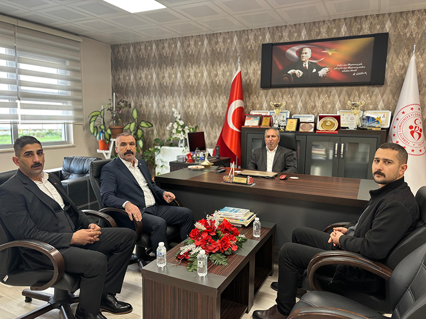 Dilovası Mhp'den Spor Müdürü Murat Babaoğlu’na Ziyaret 4