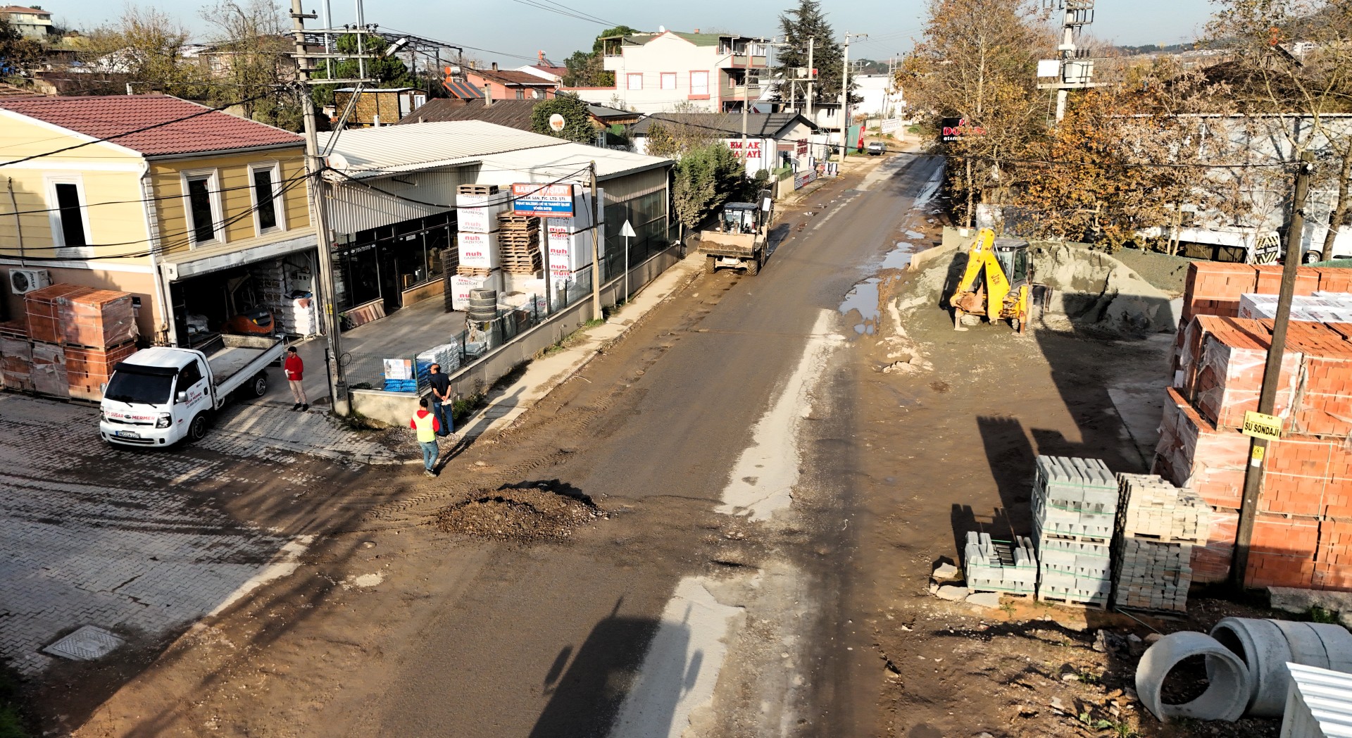 Gebze Balçık'ta Yol Konforu Artıyor (1)