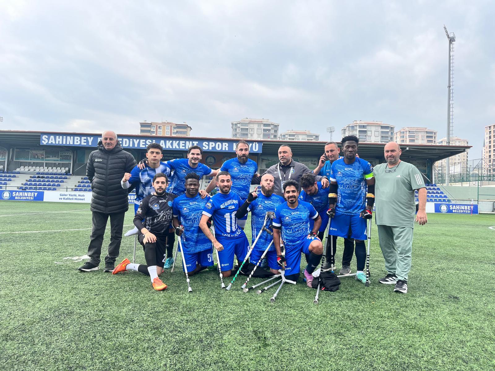 Gebze Belediyesi Ampute Takımı Şampiyonu Mağlup Etti 1