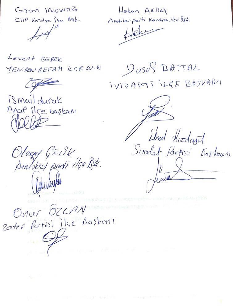 Kandıra’da 8 İlçe Başkanından Çöp Tesisi Öncesi Ortak Açıklama “Meclis Üyelerinin Tavrını Yakından İzliyoruz”