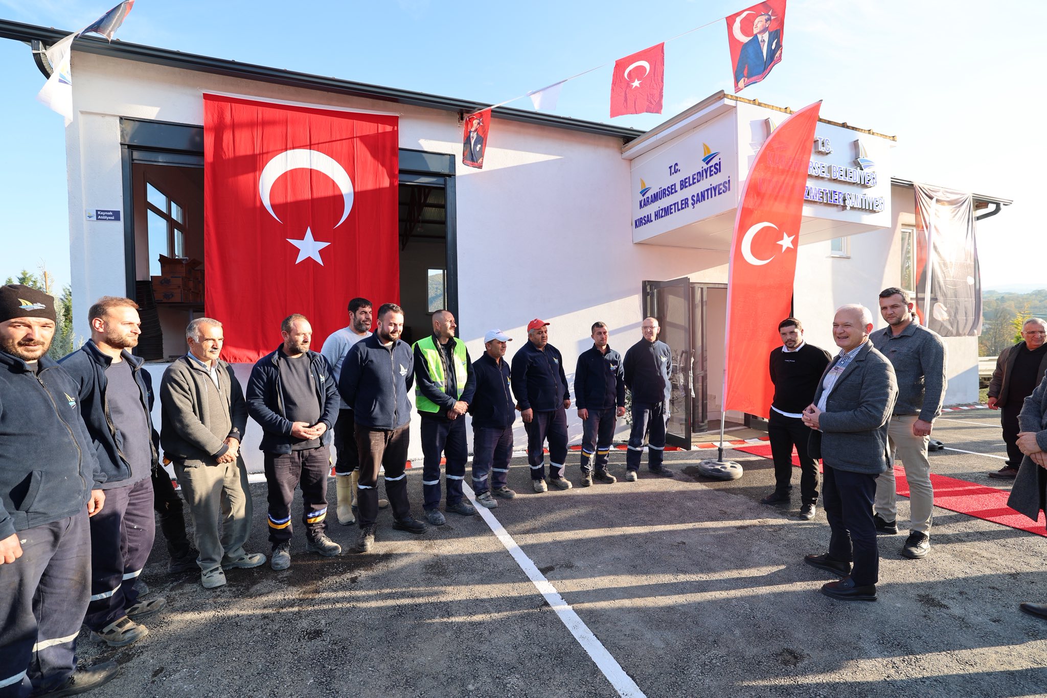 Karamürsel Belediyesi Kırsal Hizmetler Şantiyesi Hizmete Açıldı (15)