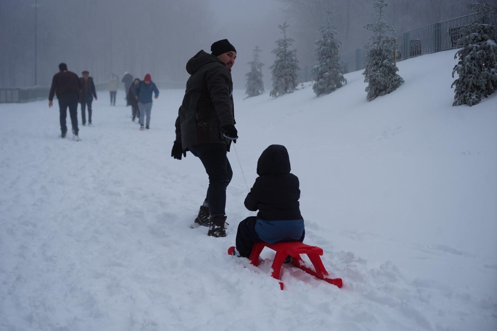 Kartepe’de Kar Kalınlığı 10 Santimetreyi Aştı! 03