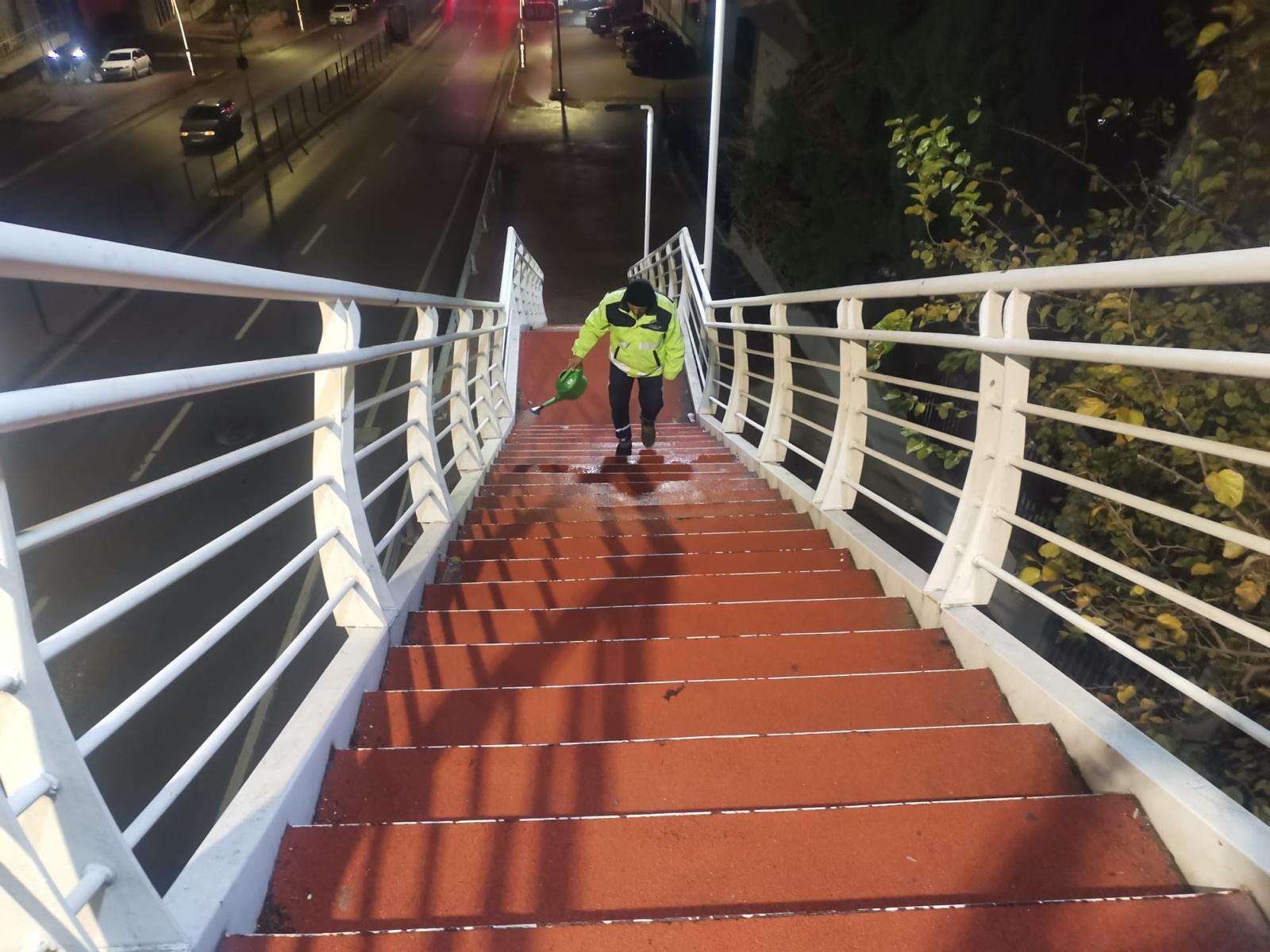 Kocaeli Büyükşehir’den Buzlanmaya Karşı Kent Genelinde Yoğun Önlem (4)