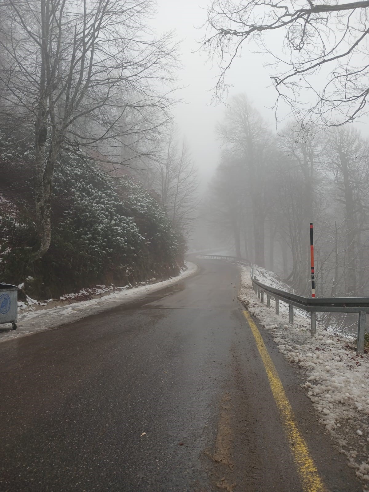 Kocaeli'de Zirve Beyaza Büründü! Kartepe'de Kar Yağışı Devam Ediyor 04
