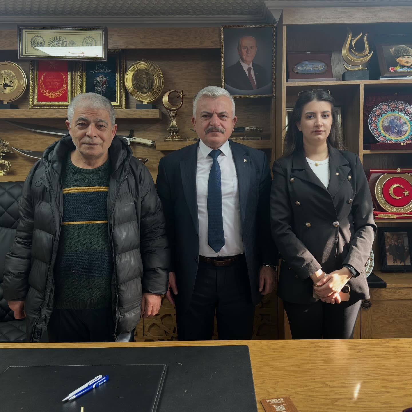 Nazlı Afacan’dan Mhp Kocaeli İl Başkanı Tuncay Batı’ya Ziyaret
