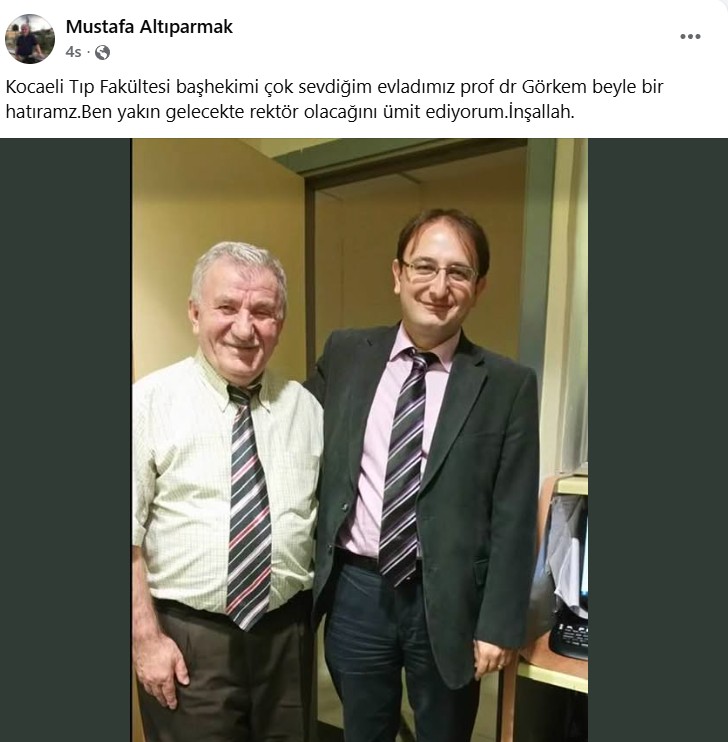 Prof. Dr. Maksut Görkem Aksu'nun İsmi Koü Rektörlüğü İçin Gündemde (2)